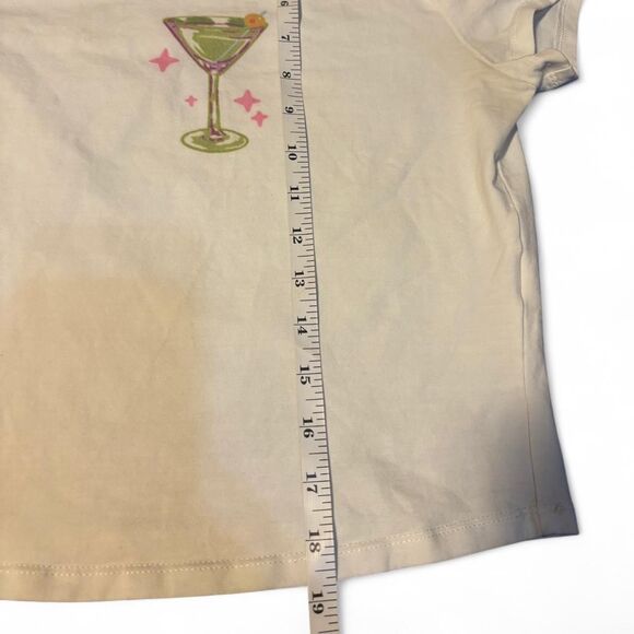 Y2k 2000’s Pastel Martini Baby Tee - Picture 5 of 5